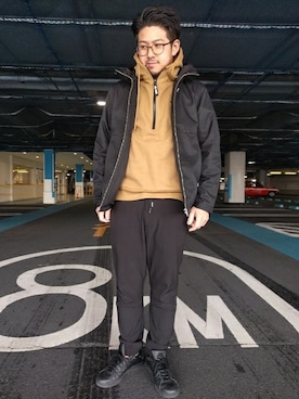 「Right-on（ライトオン）のアイテム（ダウンジャケット/コート）」を使った、Right-on 店舗スタッフさん（メンズ・173cm）の冬コーディネート