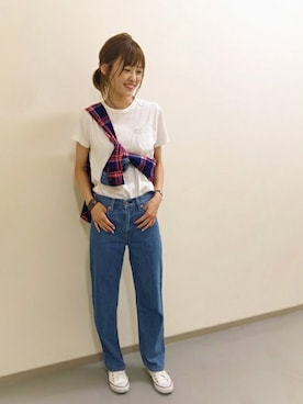 Right-on 店舗スタッフさん(レディース・167cm)の春コーディネート