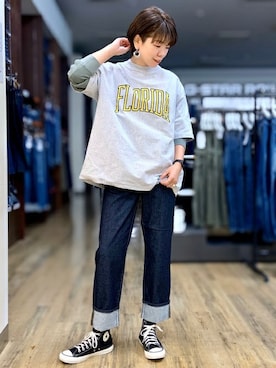 Right-on 店舗スタッフさんのコーディネート