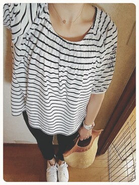 「ice.（アイス）のアイテム」を使った、syr!さん（レディース・168cm）の夏コーディネート