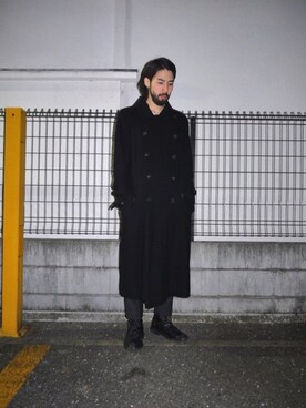 「ALLEGE（アレッジ）のアイテム」を使った、CANNABIS RYOTAさん（メンズ・178cm）の秋コーディネート