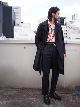 「TEATORA（テアトラ）のアイテム（ジャケット/アウター）」を使った、CANNABIS RYOTAさん（メンズ・178cm）の冬コーディネート