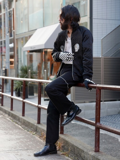 John's by Johnny スケルトン リバーシブル 刺繍 ジャケット 20190125120425621_500.jpg