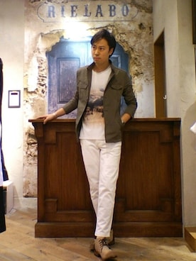 慶 さん（メンズ・170cm）の春コーディネート