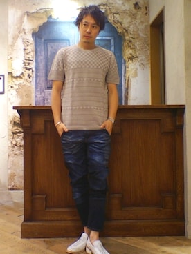 慶 さん（メンズ・170cm）の春コーディネート