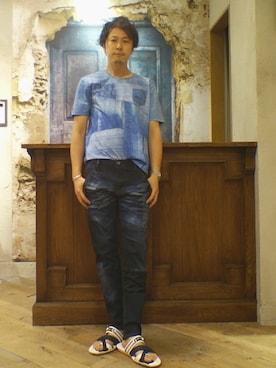 慶 さん（メンズ・170cm）の春コーディネート