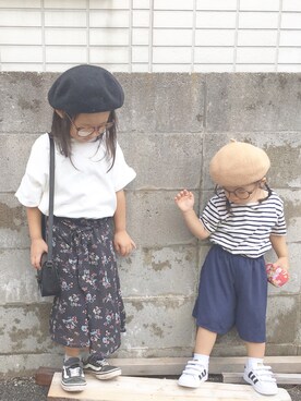 yuunaさん（キッズ・100cm）の秋コーディネート