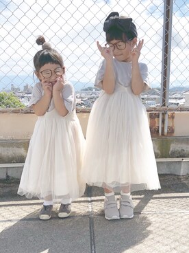 「PLAIN CLOTHING（プレーンクロージング）のアイテム」を使った、yuunaさん（キッズ・110cm）の秋コーディネート