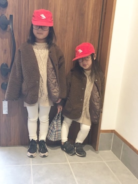 yuunaさん(キッズ・110cm)の冬コーディネート