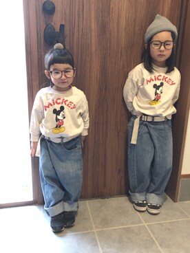 yuunaさん(キッズ・110cm)の冬コーディネート