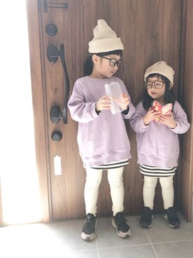 yuunaさん(キッズ・110cm)の冬コーディネート