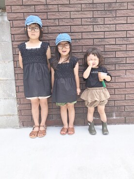 yuunaさん（キッズ・104cm）の夏コーディネート