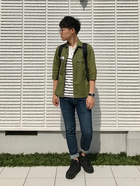 ひかるさん（メンズ・166cm）の春コーディネート