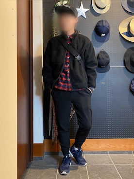 「アイテム（ブルゾン）」を使った、ひかるさん（メンズ・166cm・30代）の冬コーディネート