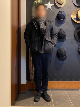 「アイテム（ブルゾン）」を使った、ひかるさん（メンズ・166cm・30代）の冬コーディネート