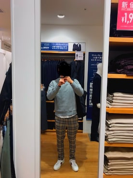 「Paul Smith（ポールスミス）のアイテム（スウェット）」を使った、kumitaさん（メンズ・179cm）の秋コーディネート