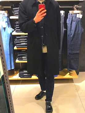 「Paul Smith（ポールスミス）のアイテム（デニムジャケット）」を使った、kumitaさん（メンズ・179cm）の冬コーディネート