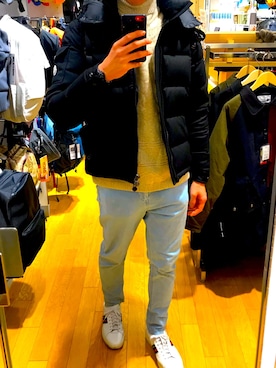 「アイテム（腕時計、パープル系）」を使った、kumitaさん（メンズ・179cm）の冬コーディネート