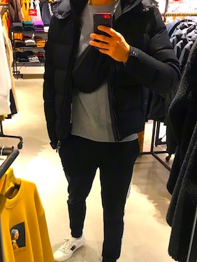 「Paul Smith（ポールスミス）のアイテム（スウェット）」を使った、kumitaさん（メンズ・179cm）の冬コーディネート