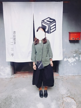 「アイテム（ポーチ）」を使った、siy840108さん（レディース・157cm）の秋コーディネート