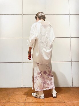 「CONVERSE TOKYO（コンバーストウキョウ）のアイテム（ワンピース/ドレス）」を使った、Kiriさん（レディース・155cm）の春コーディネート