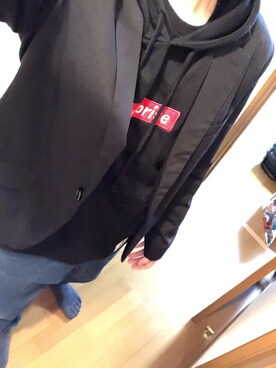 「アイテム（フォーマルスーツ/小物）」を使った、れさん（メンズ・167cm・10代）の冬コーディネート