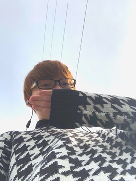 「wisdom（ウィズダム）のアイテム（トップス）」を使った、れさん（メンズ・166cm）の冬コーディネート