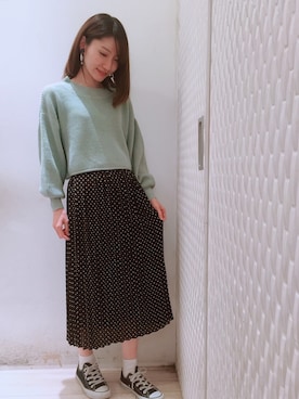 Ayanaさん（レディース・156cm）の冬コーディネート