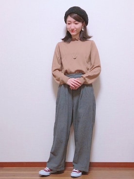 Ayanaさん（レディース・156cm）の秋コーディネート