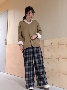 Ayanaさん（レディース・156cm）の秋コーディネート