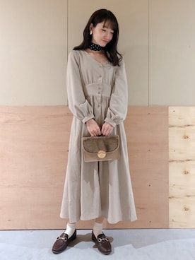 Ayanaさん（レディース・156cm）の冬コーディネート