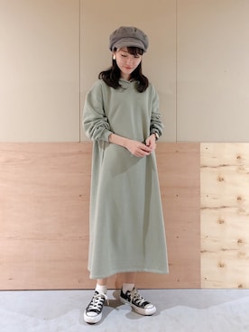 Ayanaさん（レディース・156cm）の冬コーディネート