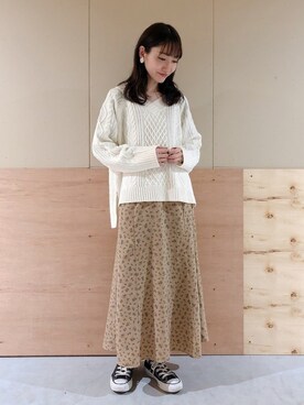 Ayanaさん（レディース・156cm）の冬コーディネート