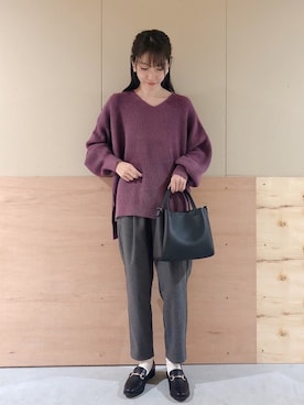 Ayanaさん(レディース・156cm)の冬コーディネート