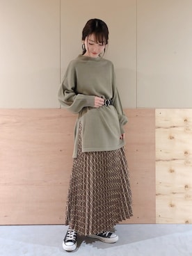 Ayanaさん（レディース・156cm）の冬コーディネート