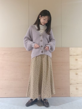 Ayanaさん（レディース・156cm）の冬コーディネート