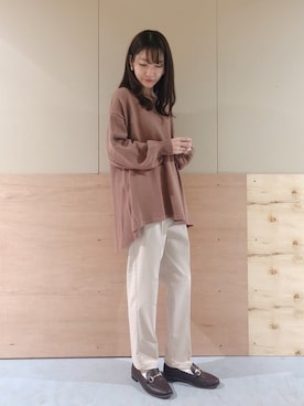 Ayanaさん（レディース・156cm）の冬コーディネート