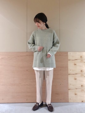 Ayanaさん（レディース・156cm）の冬コーディネート