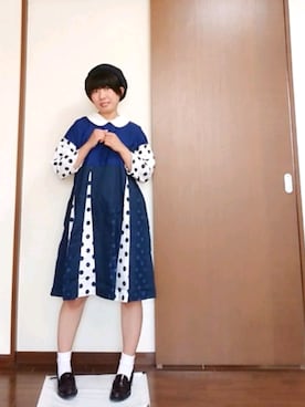 「NIRAME.CO（ニラメッコ）のアイテム（ワンピース/ドレス）」を使った、うめぼしさん（レディース・152cm）の夏コーディネート