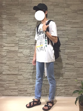 かなとさん（メンズ・172cm）の夏コーディネート