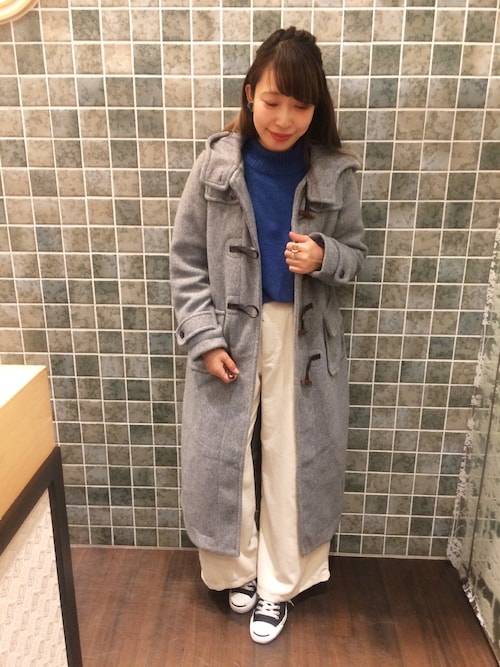 M Earth Music Ecology Earth Music Ecologyのダッフルコートを使ったコーディネート Wear