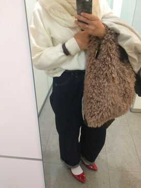 mさん（レディース・159cm）の冬コーディネート