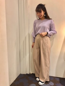 mさん（レディース・159cm）の冬コーディネート