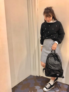 mさん（レディース・159cm）の冬コーディネート