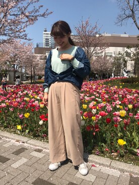 mさん（レディース・159cm）の春コーディネート