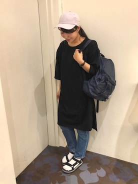 「Teva×靴下」｜mさん（レディース・159cm）の春コーディネート