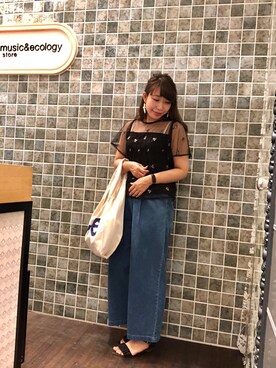 「オリエンタルトラフィック」｜「アイテム（その他）」を使った、mさん（レディース・159cm）の春コーディネート