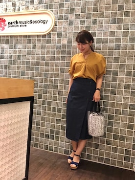 「オリエンタルトラフィック」｜「アイテム（その他）」を使った、mさん（レディース・159cm）の夏コーディネート