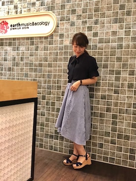 「オリエンタルトラフィック」｜「アイテム（その他）」を使った、mさん（レディース・159cm）の夏コーディネート