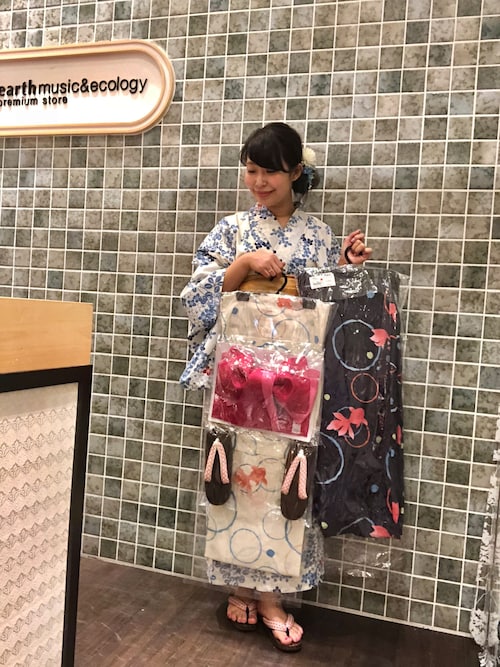M Earth Music Ecology E Hyphen World Galleryの着物 浴衣を使ったコーディネート Wear